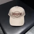 Casual beige honkbalpet voor heren en vrouwen, stijlvol geborduurd letterontwerp voor de zomer. - Khaki