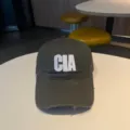 Βαμβακερό καπέλο μπέιζμπολ με κέντημα vintage casual καπέλο για άνδρες και γυναίκες - Ρυθμιζόμενο / Γκρι
