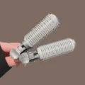 Hair root volume clip air bangs roller plastic hair curler styling tool for women everyday - 2 Pieces Pack / Silver Gray