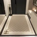 Luxury loop pile entrance floor mat, durable dust-proof hallway rug for indoor or outdoor use. - Inkstone Tide