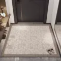 Modern entryway doormat, non-slip floor rug for home hallway, durable dirt-resistant foot mat. - 40x60 cm (Loop Pile with TPR Base) / Novelty