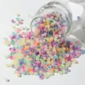 Colorful glass seed beads mix for DIY jewelry making, handmade bracelets and necklaces supply. - 4mm (Approx. 450g/Bag) / Cream Mix Color