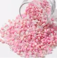 4mm Pink Glass Seed Beads Mixed Color Pony Beads Bulk for DIY Bracelet Necklace Jewelry Making - 4mm (Approx. 450g/Bag) / Pink