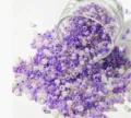 Colorful 4mm glass seed beads mixed purple white pony beads for DIY handmade jewelry crafting. - 4mm (Approx. 450g/Bag) / Light Purple Series