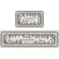 American retro kitchen floor mat set PVC non-slip botanical print floor mat option - 40*160cm (Looped Silk) / Silky Leaf