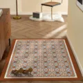 Modern minimalist leather floor mat, waterproof and non-slip entryway rug for home hallway decor. - 50*80cm / Emily-Square
