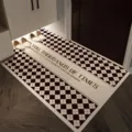 Modern minimalist entryway doormat, durable anti-slip floor mat for indoor home use - Shengde Golden Land