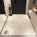 Modern beige loop pile entryway mat non-slip durable floor carpet for home hallway decor - Luo Shen Fu