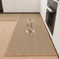 Ensemble de tapis de cuisine, tapis en lin texturé antidérapant avec motif chef pour maison. - 40*60cm / Cuisine de Pomme de Terre