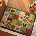 Simpatico zerbino con animali, tappeto antiscivolo in PVC riccio per ingresso di casa. - Ciano Gentile