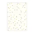 Colorful dots pattern plush area rug for kids room bedroom bedside cozy floor mat variant - Polka Dot