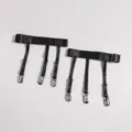 Verstellbare schwarze elastische Hemdhalter Detailaufnahme für Business und Freizeit - Geteilter Typ (Paar) / L / Schwarz