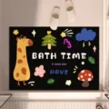 Cartoon cute diatom mud bath mat, absorbent non-slip floor mat for bathroom and toilet entrance. - 40x60cm / Giraffe