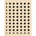 American vintage retro geometric checkerboard cashmere-like rug for living room bedroom floor mat - 80*120cm / Mousse Geometric