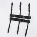 Verstellbare schwarze Hemdhalter elastische Strumpfhalter Detailansicht fuer Business. - Einheitsgröße / Schwarz Getrennter Kürbis-Stil