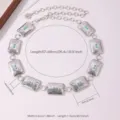 Damen Böhmischer silberner Metall Taillengürtel Türkis graviert Schmuck Kette 115cm - 2 Türkis Steine Taillenkette