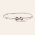Elegant rhinestone crystal bow metal spring waist chain detail, fashion women dress belt accessory. - Silver Rhinestone Bowknot Spring Chain