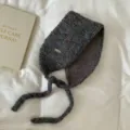 Calentador de orejas trenzado de felpa suave japonesa lindo gorro de invierno cálido - Talla única / 03#-Gris