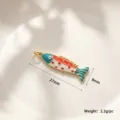 ciondolo pesce in smalto rame placcato oro 18k per creazione di gioielli fai da te 27mm - Pesce Smalto Verde A0841