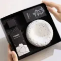 Aroma diffuser stone gift box set for interior home decor and aromatherapy display detail - White Set (Without Essential Oil) / Gift Box