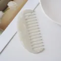 Acetate hair comb wide tooth anti static marble pattern fashion hair styling tool for women - 2# Oval 11.8x5.3cm Mermaid Color Acetate Hair Comb