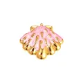 Schelp Hanger Goud Roze Geëmailleerd DIY Ketting Armband Sieraden Accessoire 1St - Schelpstijl / Roze