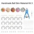 DIY TPR Bola Vacía Squishy Kit Material Transparente Juguete Antiestrés Accesorios - Paquete de Material Squishy Hecho a Mano 3