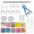 Kit de Material de Bola Antiestrés DIY Envoltorio Vacío TPR Juguete de Descompresión - Paquete de Material Squishy Hecho a Mano 13