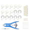 Kit de material para bola antiestres DIY piel de bola vacia accesorios de fabricacion de herramientas - Paquete de Material Squishy Hecho a Mano 21