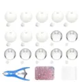 Kit de material para bola antiestres TPR bolas huecas juguete de descompresion - Paquete de Material Squishy Hecho a Mano 28