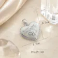 Copper gold-plated mother's love heart pendant with micro inlay rhinestones and bow detail. - Mom Letter Bow Heart (04)