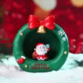 Ghirlanda di Natale statuetta Babbo Natale ornamento da scrivania luminoso regalo top - 2104-47 Verde (Luce Stellare) / Pezzo
