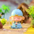 Cute resin piggy monk figurine miniature car dashboard ornament meditation prayer decor model - B21 Pigsy