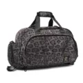 Borsa da viaggio leopardata grigia grande capacità borsa a tracolla sportiva - Grigio