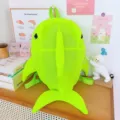 Fluoreszierender gruner Hai Rucksack susses Wal Schultertasche modischer Freizeittaschen - Grün