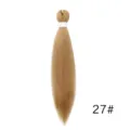 Synthetic braiding hair 20 inch jumbo braid heat resistant fiber hair extensions 27# - Honey Blonde #27