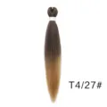 20 Inch Ombre Jumbo Braiding Hair Synthetic Hair Low Temperature Fiber Afro - Ombre Medium Blonde