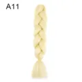 Jumbo braid synthetic wig blonde color variant A11 hair extension styling accessory - A11