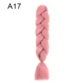 Pink jumbo braid hair extension synthetic hair braiding jumbo braids for DIY styling 1pc - A17