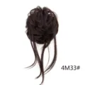 Chignon per capelli sintetico disordinato con lunghe ciocche, topper soffice 4M33#. - Colore 4M33#