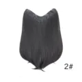 Women U-part hair extension synthetic long wavy clip-in hair piece volumetric natural look - 2#