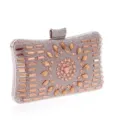 Elegante strass kristal avondtas clutch tas voor vrouwen luxe feest handtas bruid - Goud