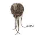 Chignon spettinato sintetico scrunchie per capelli con lunghe ciocche colore 6H85# soffice. - Colore 6H85#