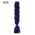 Synthetic Jumbo Braid Dark Blue Hair Extension Twist Braiding Hair Piece 24 inch - A28