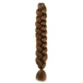 Synthetic Jumbo Braid Hair Extension 165g Brown Braiding Hair for Hip Hop Daily Styling - 30#