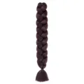 Jumbo Braid Hair dark burgundy synthetic fiber long braiding hair extension for hip-hop styles. - Dark Wine Red