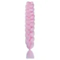 Pink synthetic jumbo braid hair extension for African hair braiding, 165g heat resistant. - A16