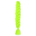 Fluorescent Green Synthetic Jumbo Braid Hair 165g Hip Hop Box Braids Hair Extensions DIY - A22