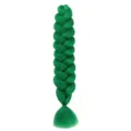 Green Jumbo Braid Hair Extension Synthetic High Temperature Fiber Dreadlocks Wig 165g - A24