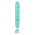 Jumbo Braid Hair Light Mint Green Synthetic Hair Extension 165g For Braiding Hair - A25